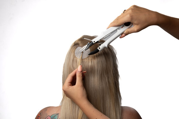 Haarverlängerungsschulung Wärmetechnik von HAIRFUSION